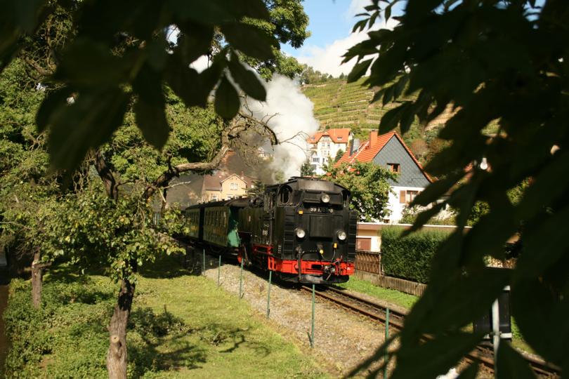 Lößnitzgrundbahn Bahnhof Friedewald Bad
