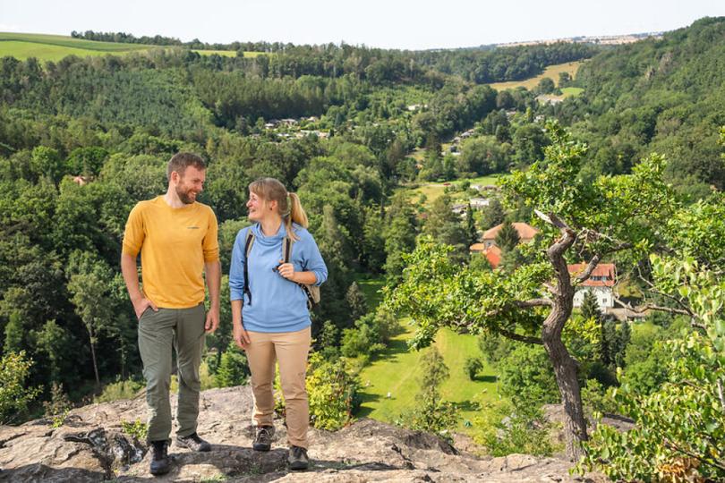 Götterfelsenweg - Oblíbená pěší turistika Drážďany Elbland