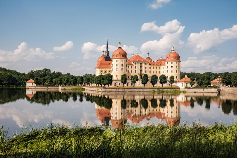 Fischer-Route - Nebeské rybníky v okolí loveckého zámečku Moritzburg