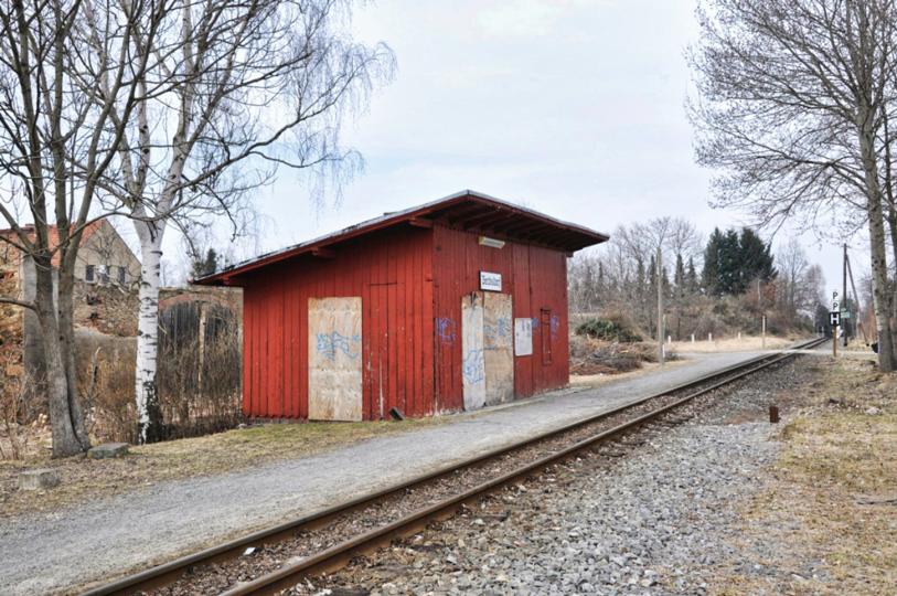 Lößnitzgrundbahn Haltepunkt Berbisdorf