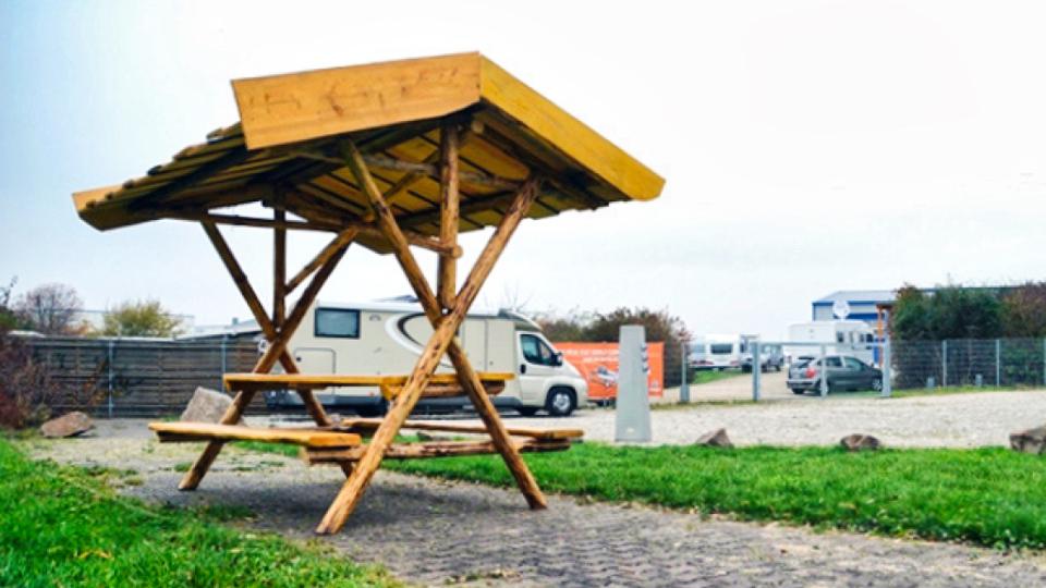 Caravanstellplatz bei Caravan Meinert Moritzburg