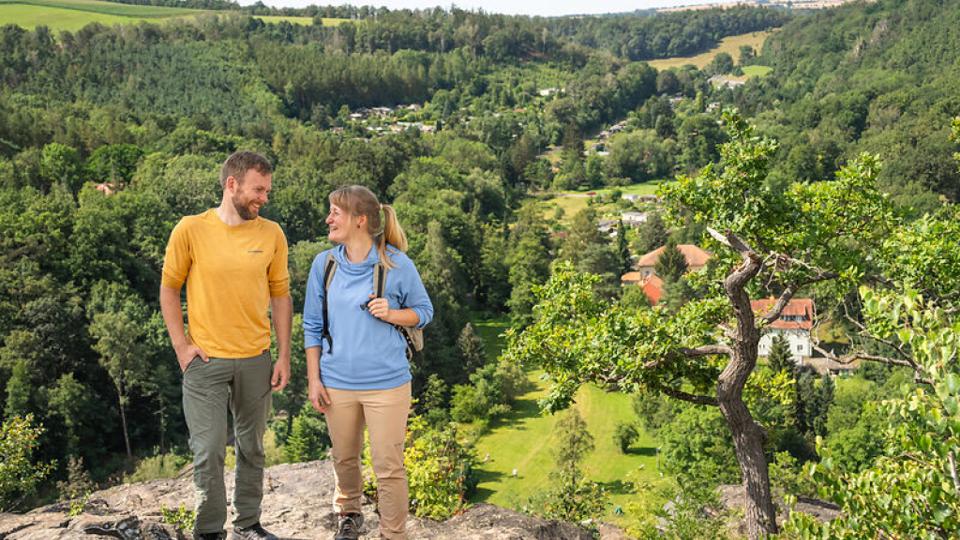 Götterfelsenweg - Oblíbená pěší turistika Drážďany Elbland