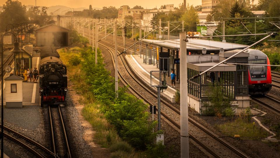 Lößnitzgrundbahn Bahnhof Radebeul Ost