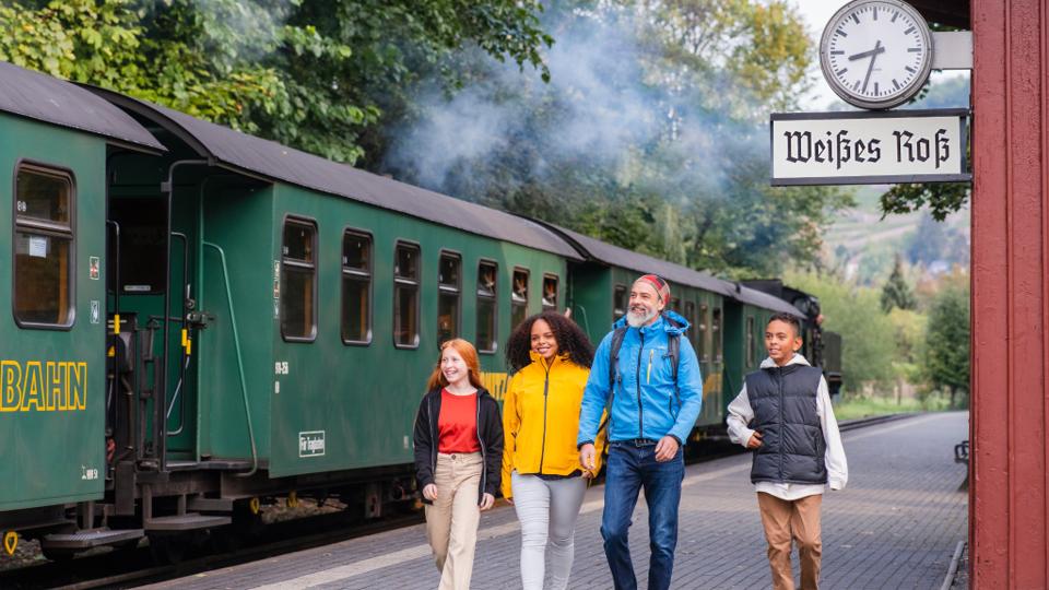Lößnitzgrundbahn Haltepunkt Weißes Roß