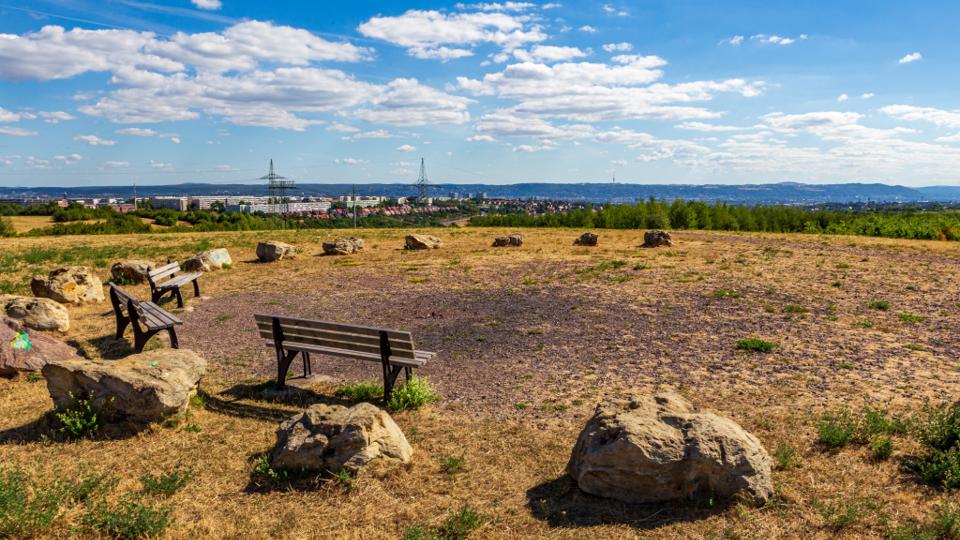 Z hradu Burgk na Kaitzer Höhe