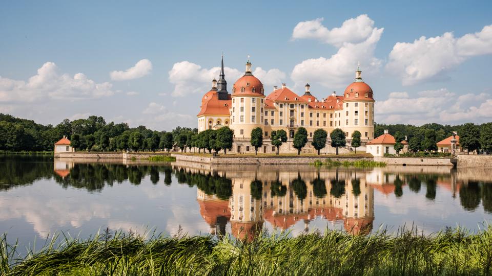 Fischer-Route - Nebeské rybníky v okolí loveckého zámečku Moritzburg