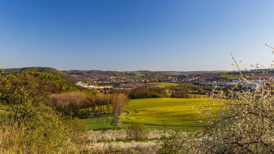 Nad výšinami Pesterwitz a Wurgwitz