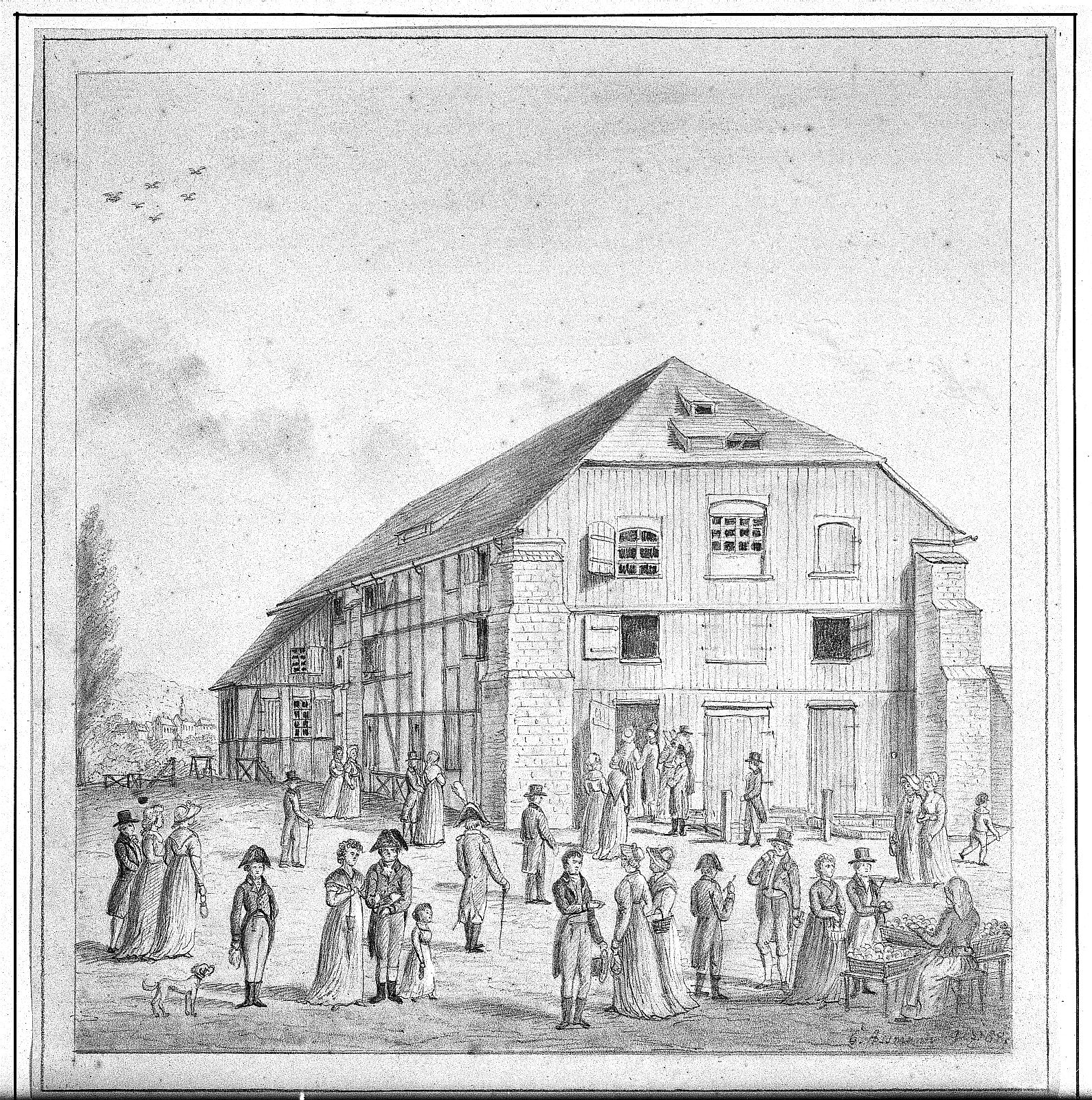 Das Theater auf dem Linckeschen Bade um 1798 