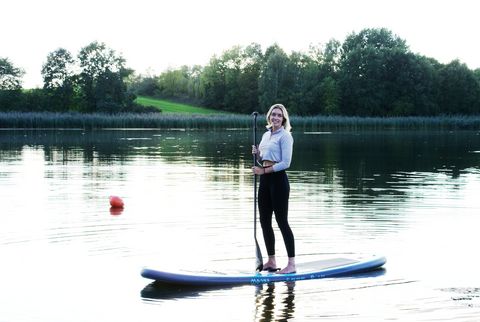 Stand-up-Paddling in Bad Sonnenland bei Moritzburg