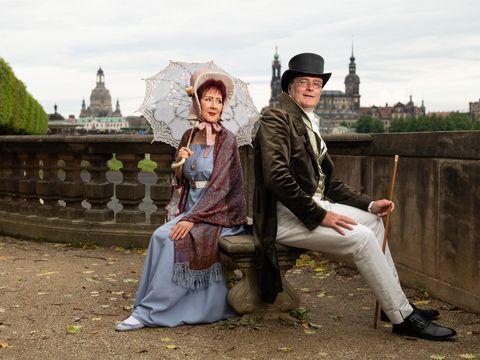 Paar im Stil der Romantik - Stadtwette Dresden