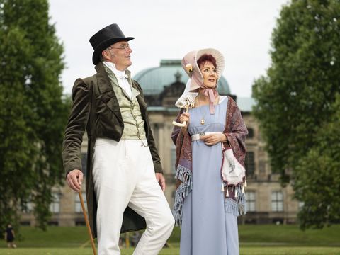 Paar im Stil der Romantik - Stadtwette Dresden
